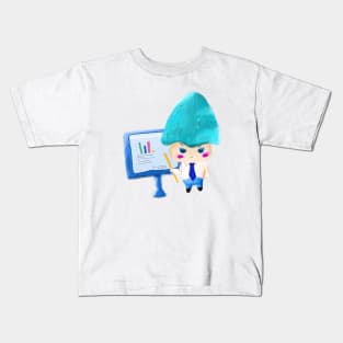 Workaholic mushroom Kids T-Shirt